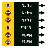 Značení potrubí ISO 20560, nafta